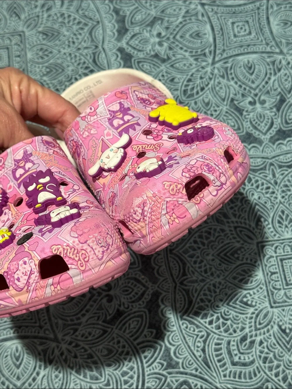 Sanrio Hello Kitty & Friends Pink Kids' Crocs with Jibbitz